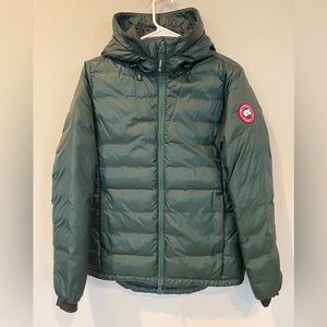 Canada Goose Women’s Camp Hooded Packable Puffer Jacket dark green S/P Very New